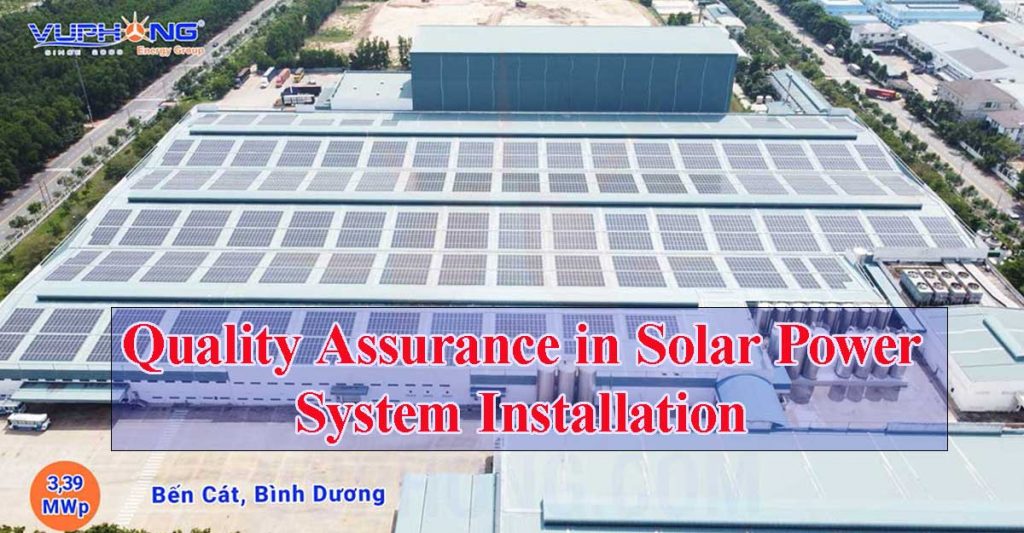 Quality Assurance in Solar Power System Installation