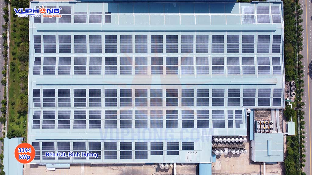 Solar power system in Mega – Vinamilk factory