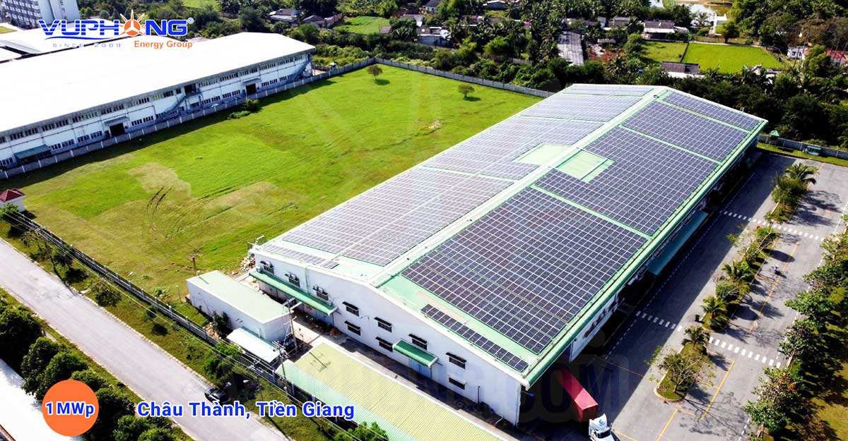 Rooftop solar power system of Green TG factory