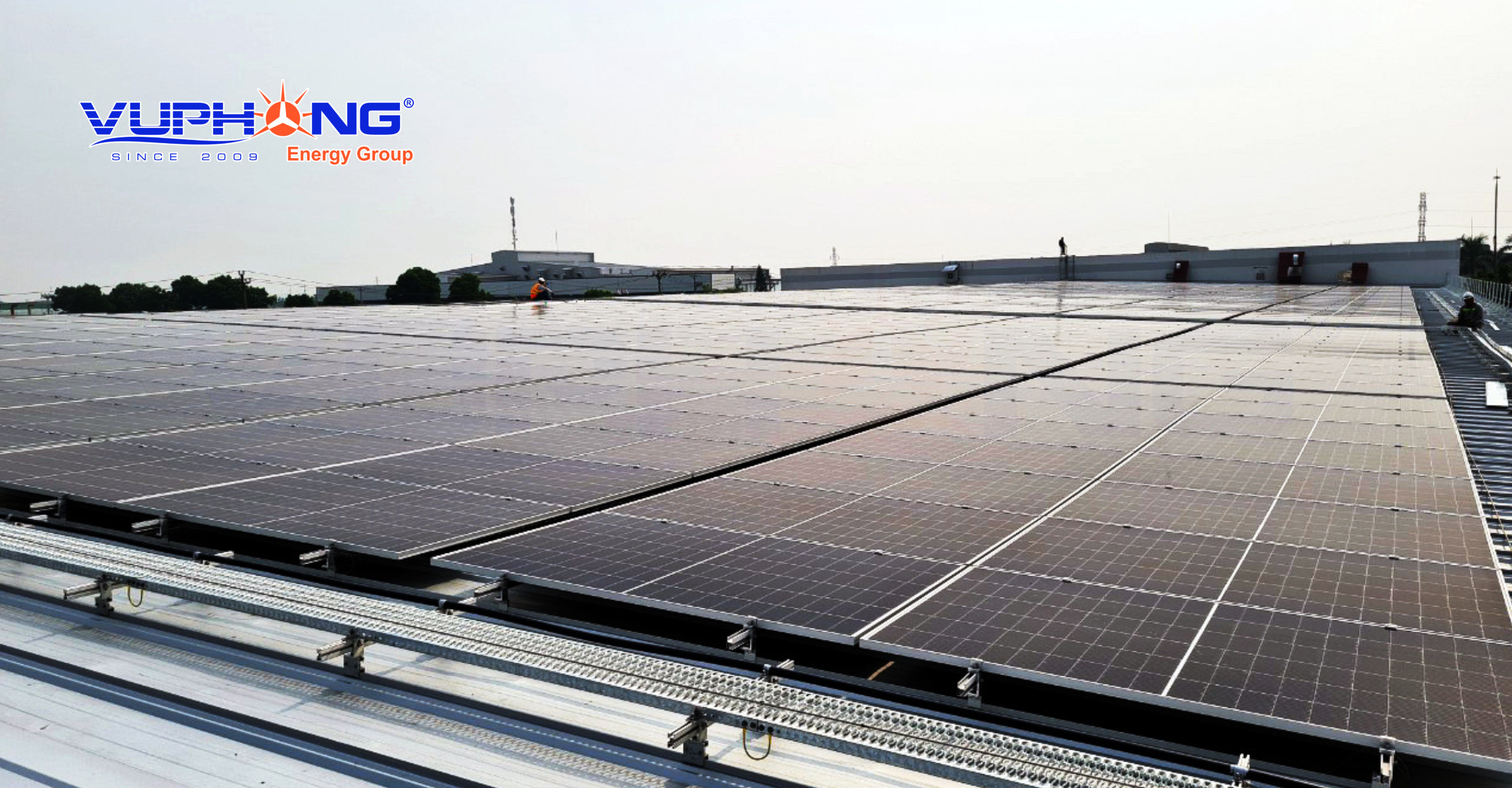 Solar power system at Vietnam Nippon Seiki factory