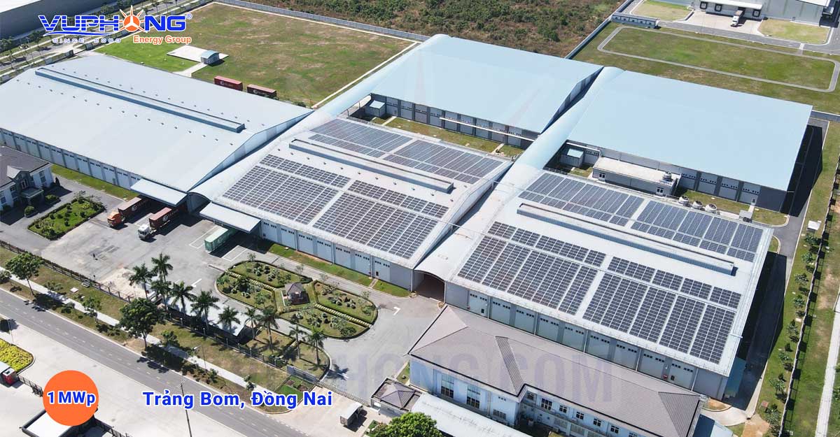 The solar power installation project 1 MWp in Total Men Chuen