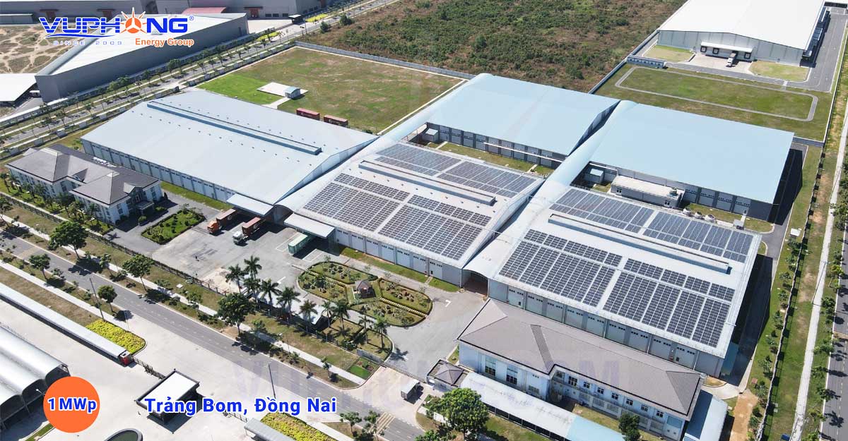 The solar power installation project 1 MWp in Total Men Chuen