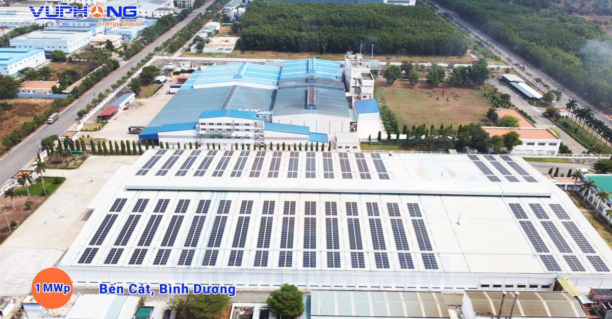 The solar power installation project of 1 MWp