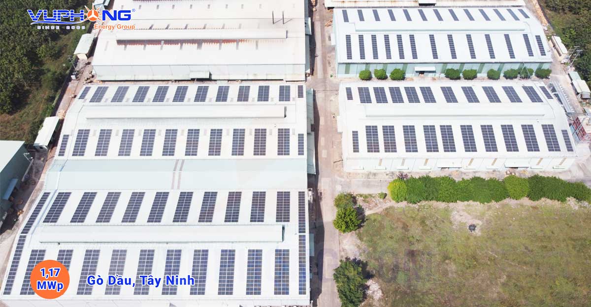 solar power installation project of 1,17 MWp