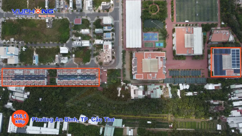 516.1 kWp, ELA FPT University, Can Tho Province