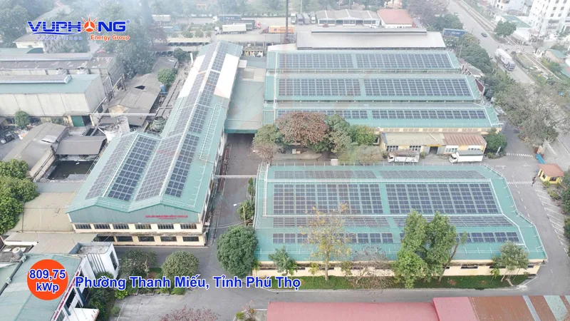 809.75 kWp, ELA Song Hong Aluminum Group SHALUMI JSC, Phu Tho