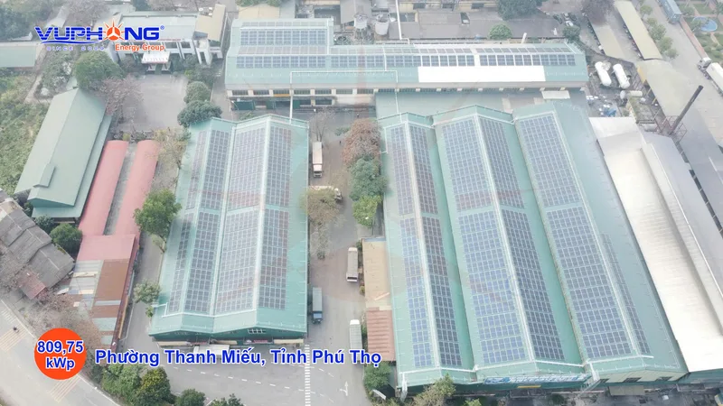 809.75 kWp, ELA Song Hong Aluminum Group SHALUMI JSC, Phu Tho