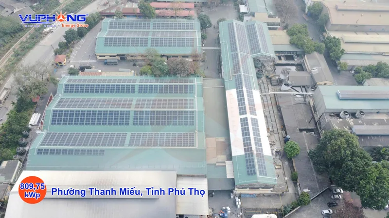 809.75 kWp, ELA Song Hong Aluminum Group SHALUMI JSC, Phu Tho